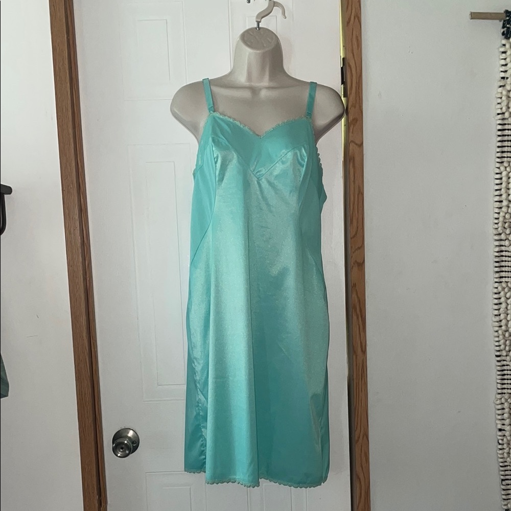 Vintage sea foam slip dress